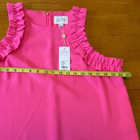 NWT!!! Lilly Pulitzer Roxie Pink Kailee Shift Dress, Size Large - Picture 6 of 6